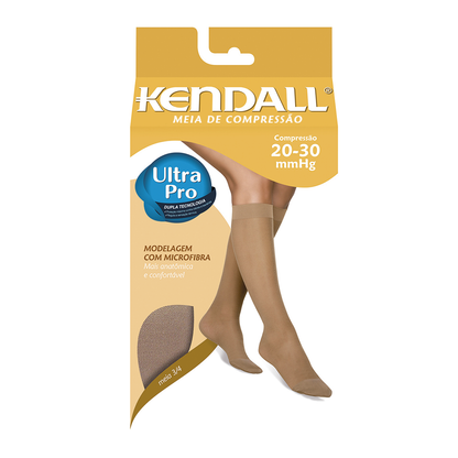 MEIA KENDALL 3/4 20-30 MMHG COM PONTEIRA 1502