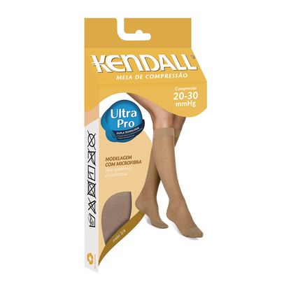 MEIA KENDALL 3/4 20-30 MMHG COM PONTEIRA 1502