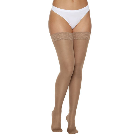 MEIA KENDALL 7/8 15-20 MMHG COM SILICONE E PONTEIRA 1612