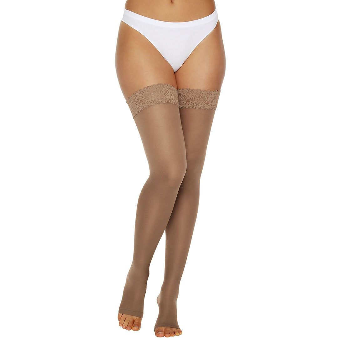 MEIA KENDALL 7/8 15-20 MMHG COM SILICONE E SEM PONTEIRA 1712