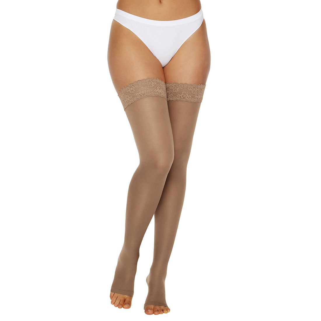 MEIA KENDALL 7/8 15-20 MMHG COM SILICONE E SEM PONTEIRA 1712