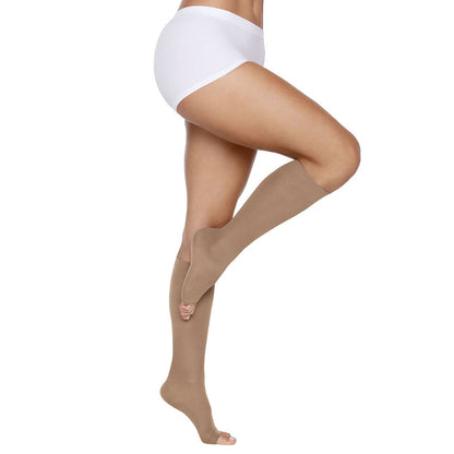 Kit 3 MEIA KENDALL 3/4 15-20 MMHG SEM PONTEIRA 1871