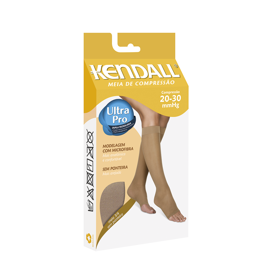 MEIA KENDALL 3/4 20-30 MMHG SEM PONTEIRA 1881