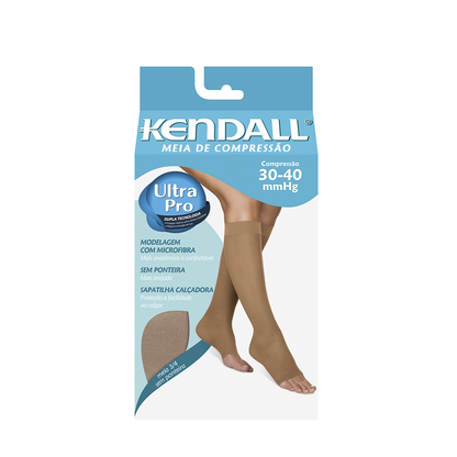 MEIA KENDALL 3/4 30-40 MMHG SEM PONTEIRA 1901